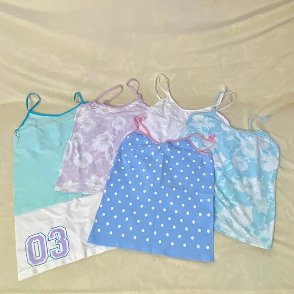 Camisoles Set of 6 EUC Super Soft & Stretchy - Picture 1 of 3